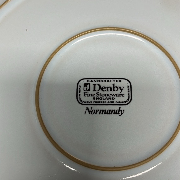 6 Denby Normandy dinner plates - Picture 2 of 2